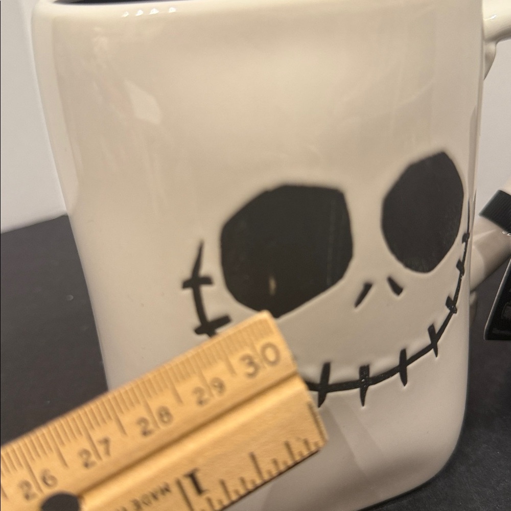Rae Dunn The Night Before Christmas JACK Halloween Double-Sided Mug! NEW - Picture 2 of 12